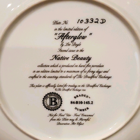 Collectible Plate - Picture 3 of 4